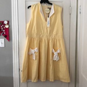 Lindybop Lemon Chambray Dress 2X 22W